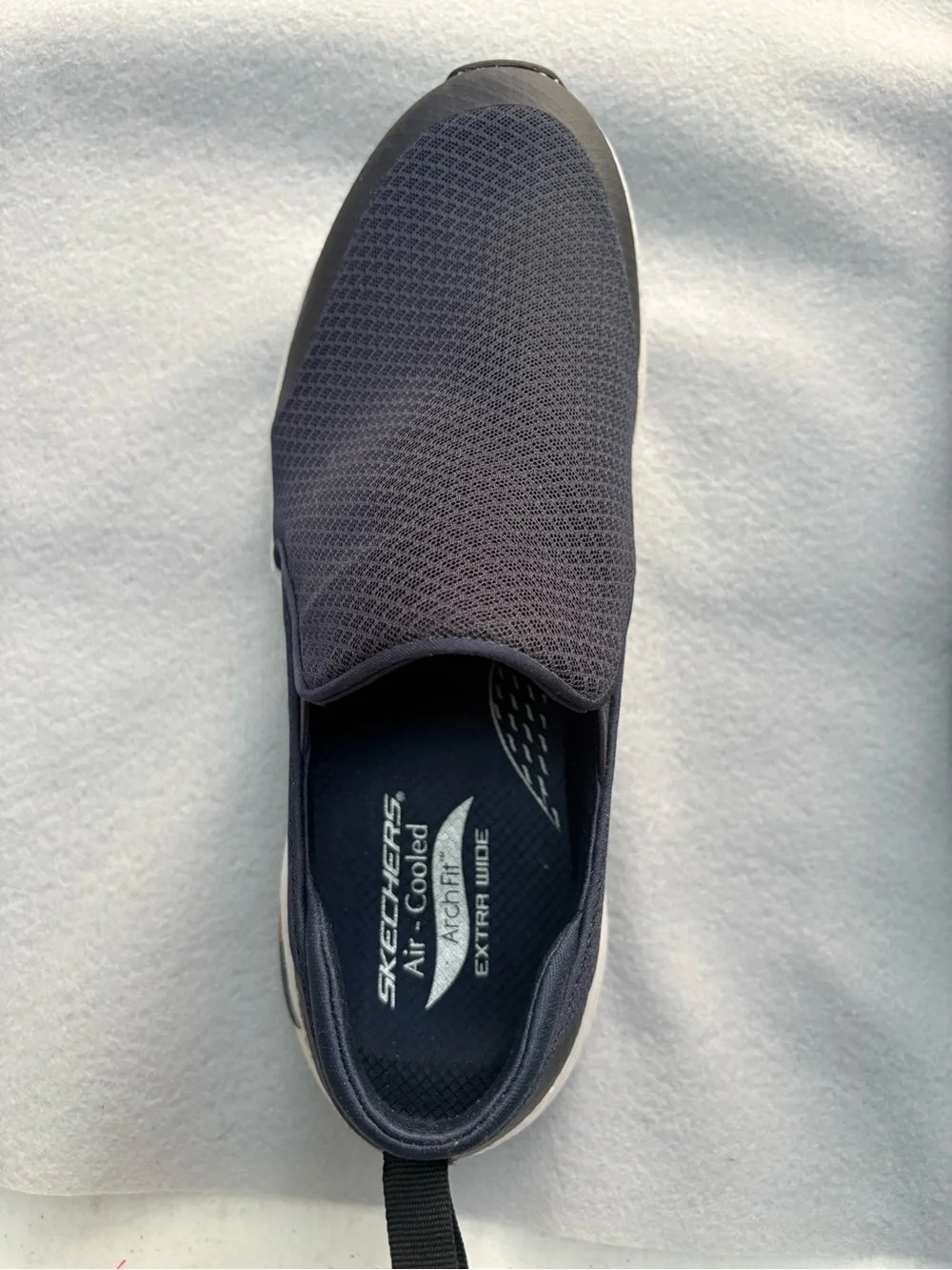 Skechers Arch Fit Banlin Men's 13 Extra Wide Navy Slip On Shoes 232043WW